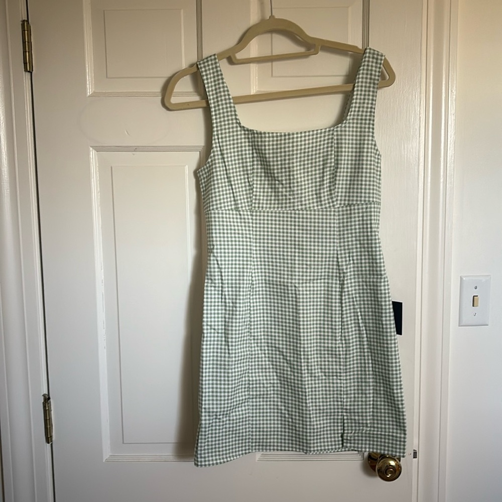 Gingham summer dress